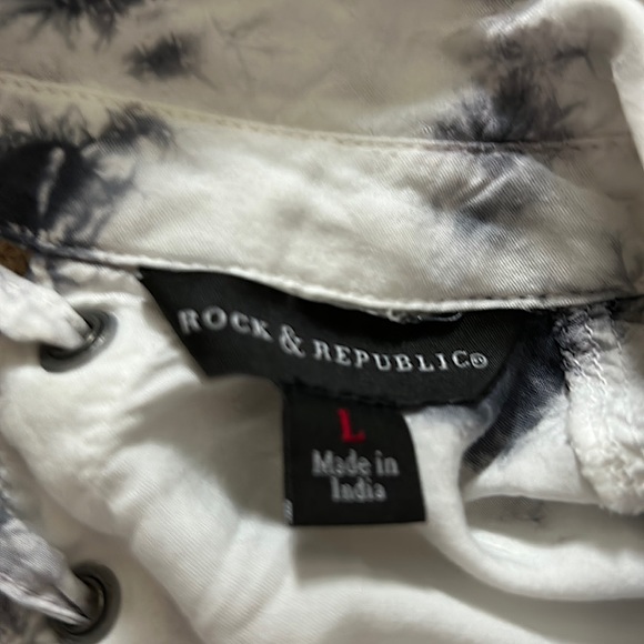 Rock & Republic Sexy High Low Keyhole Long Tank Top Shirt **Size L** 🔥🔥 - Picture 5 of 5